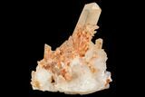 Tangerine Quartz Crystal Cluster - Madagascar #107073-1